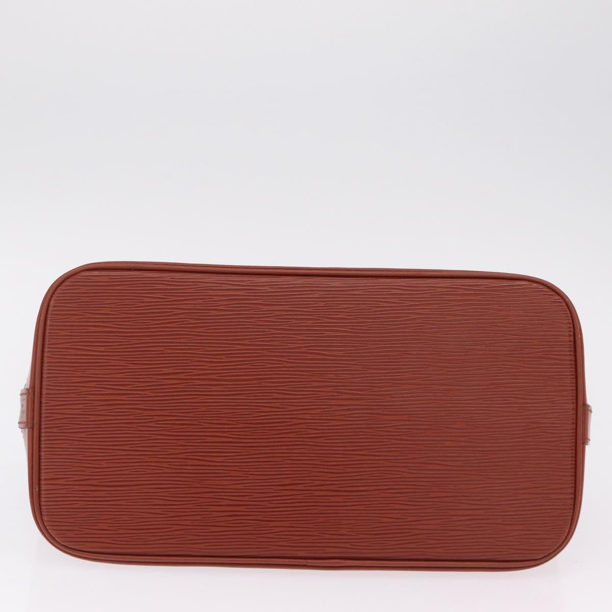 LOUIS VUITTON Epi Alma Hand Bag Brown M52143 LV Auth 208758V