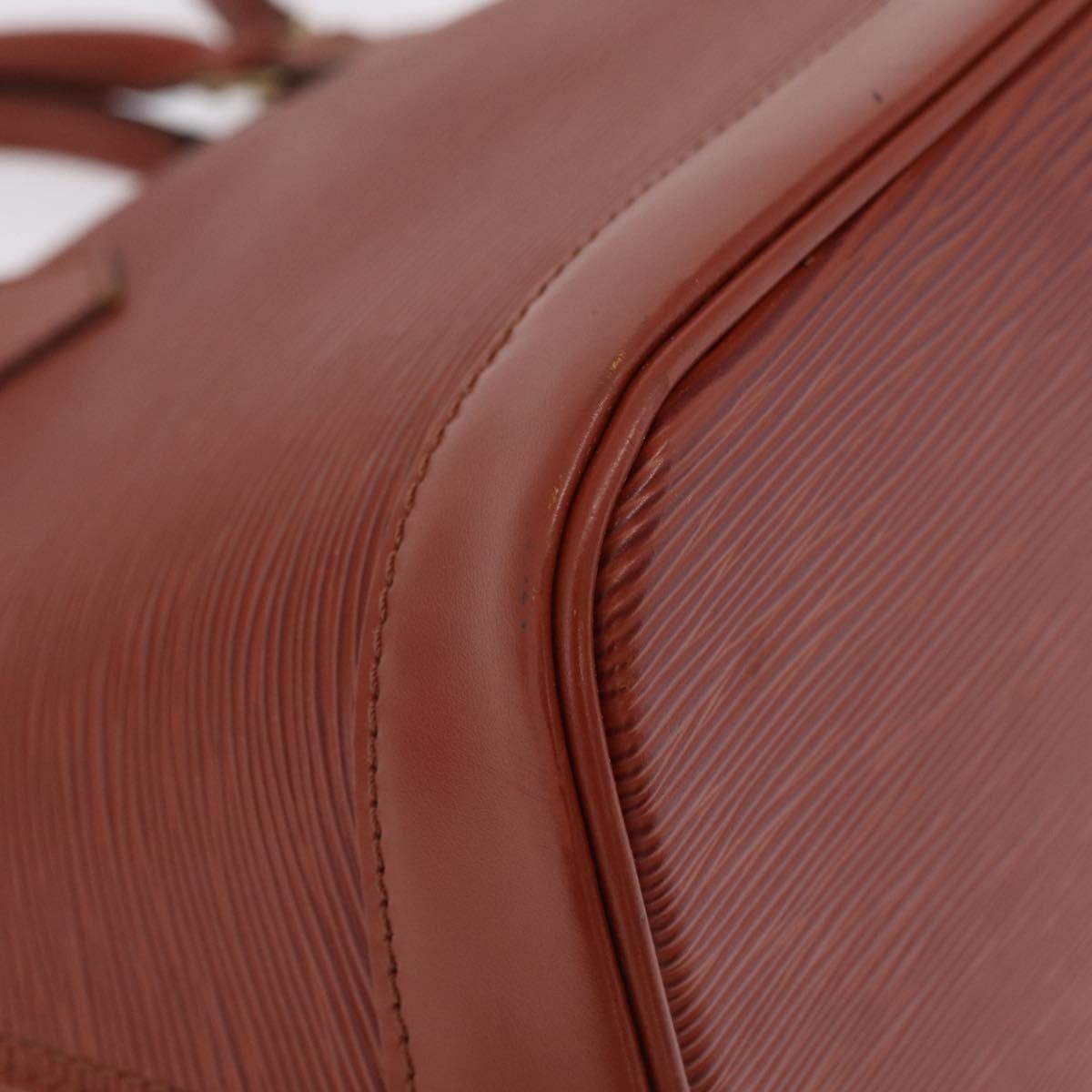LOUIS VUITTON Epi Alma Hand Bag Brown M52143 LV Auth 208758V