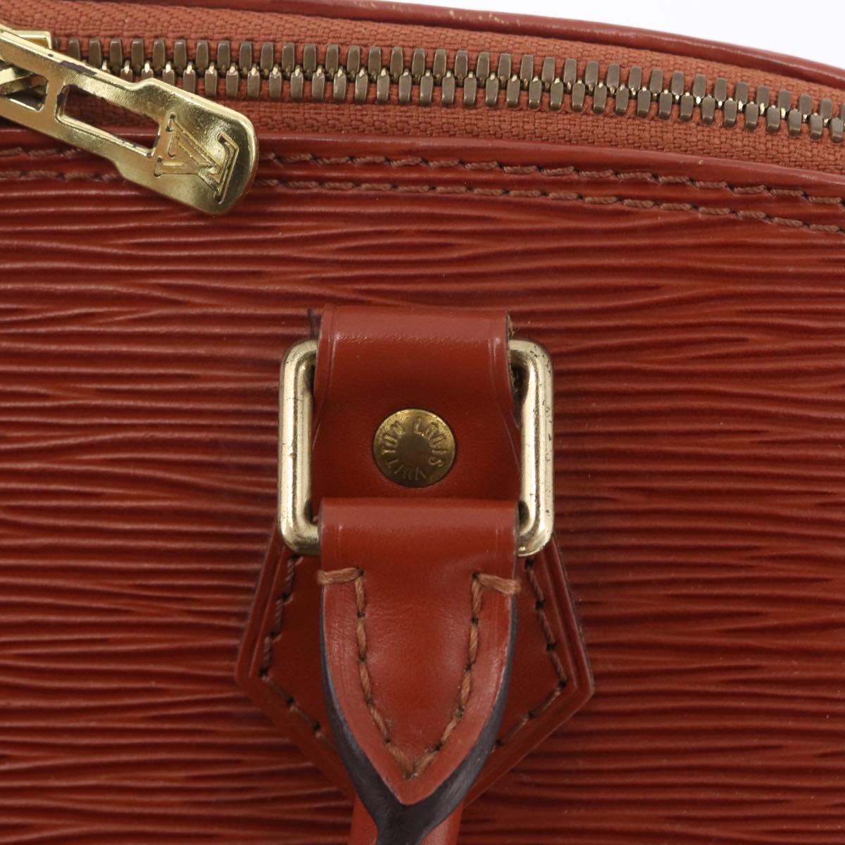 LOUIS VUITTON Epi Alma Hand Bag Brown M52143 LV Auth 208758V
