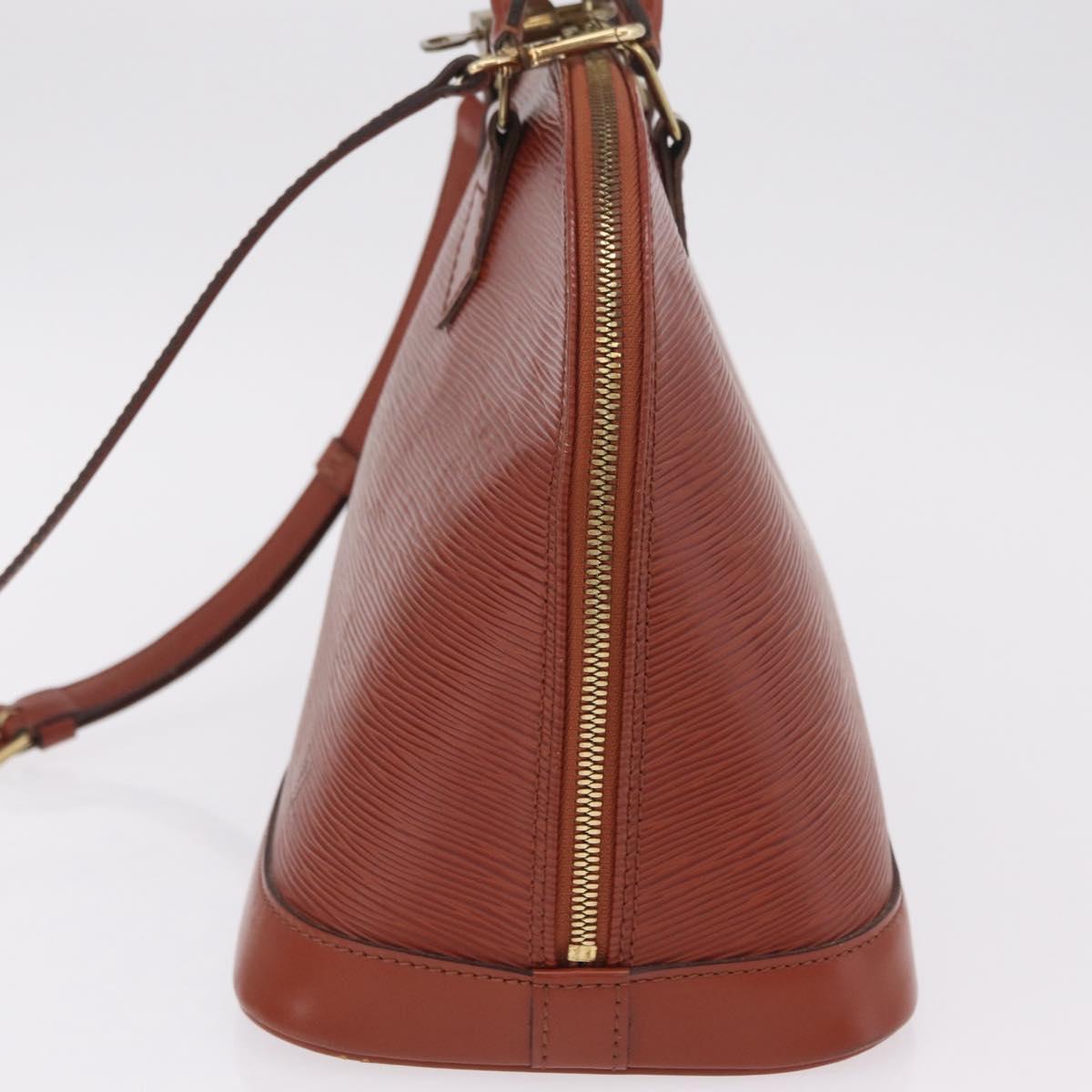 LOUIS VUITTON Epi Alma Hand Bag Brown M52143 LV Auth 208758V