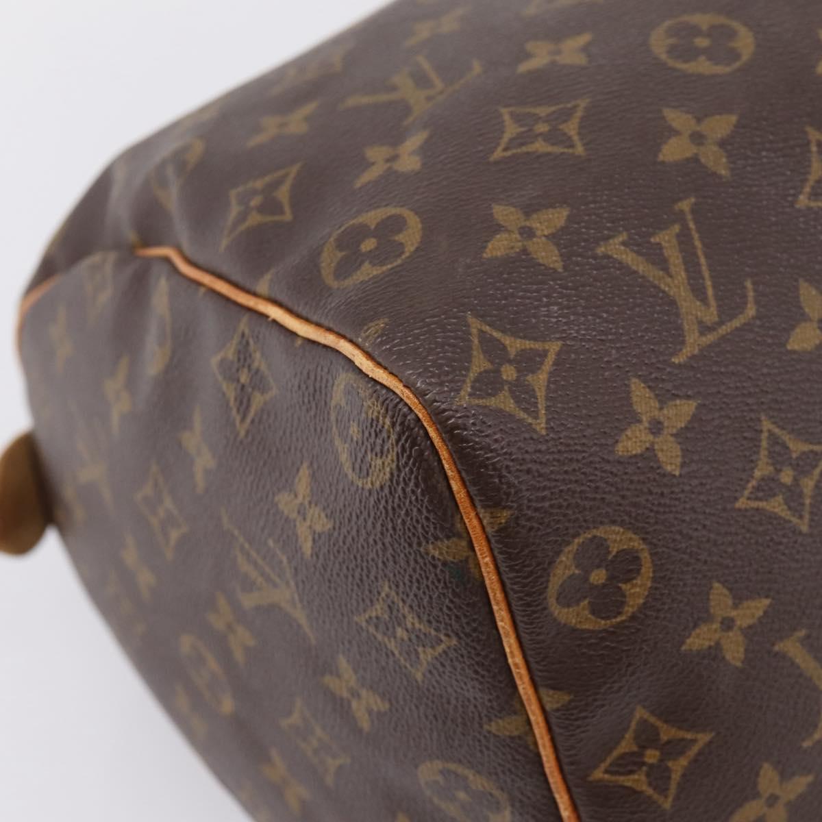 LOUIS VUITTON Monogram Speedy 35 Hand Bag M41524 LV Auth 208760