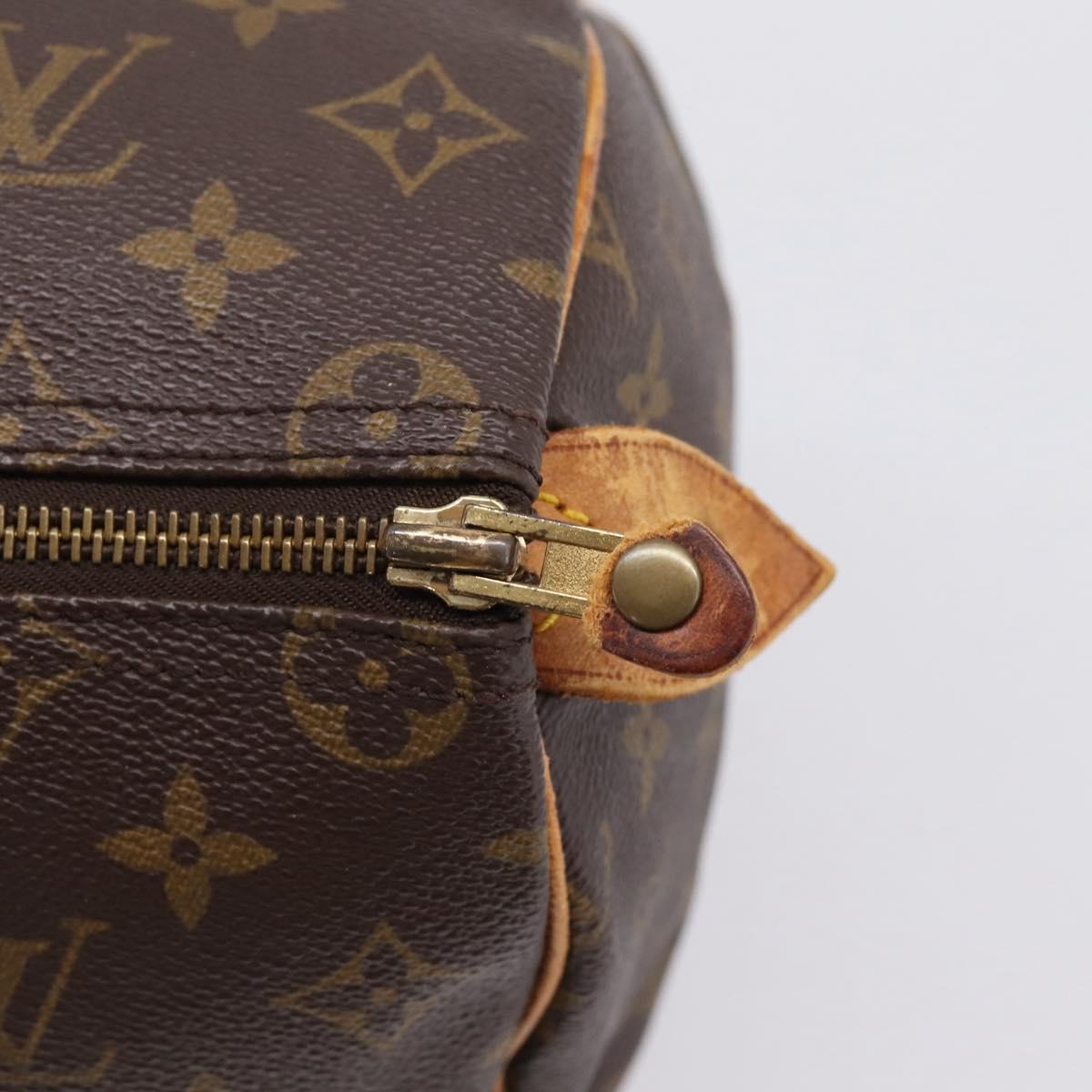 LOUIS VUITTON Monogram Speedy 35 Hand Bag M41524 LV Auth 208760