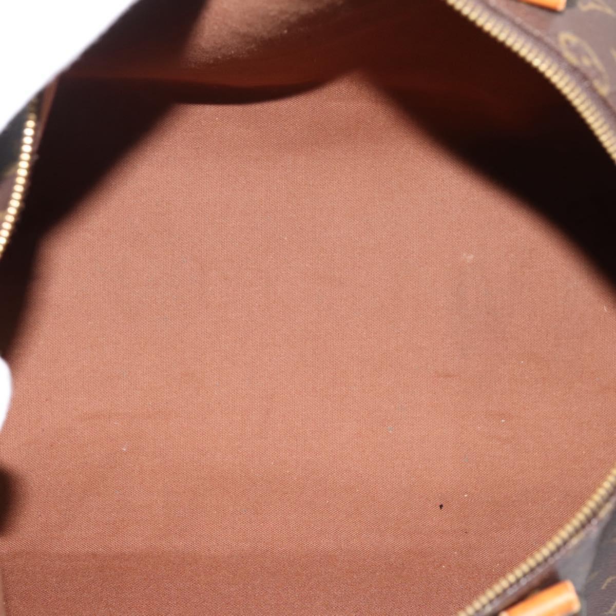 LOUIS VUITTON Monogram Speedy 35 Hand Bag M41524 LV Auth 208760