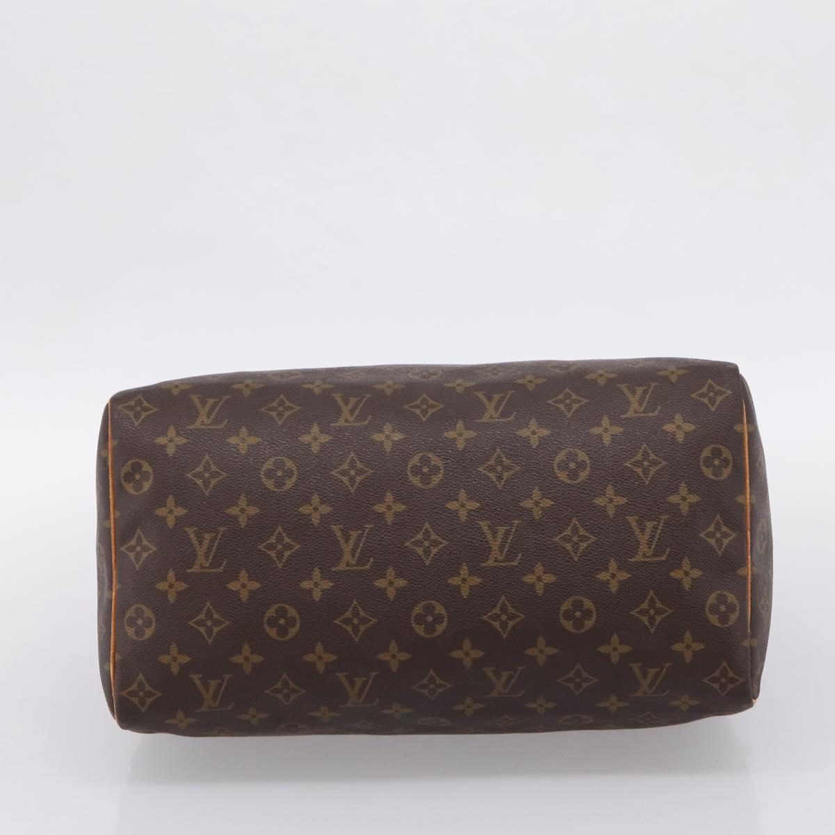 LOUIS VUITTON Monogram Speedy 35 Hand Bag M41524 LV Auth 208760
