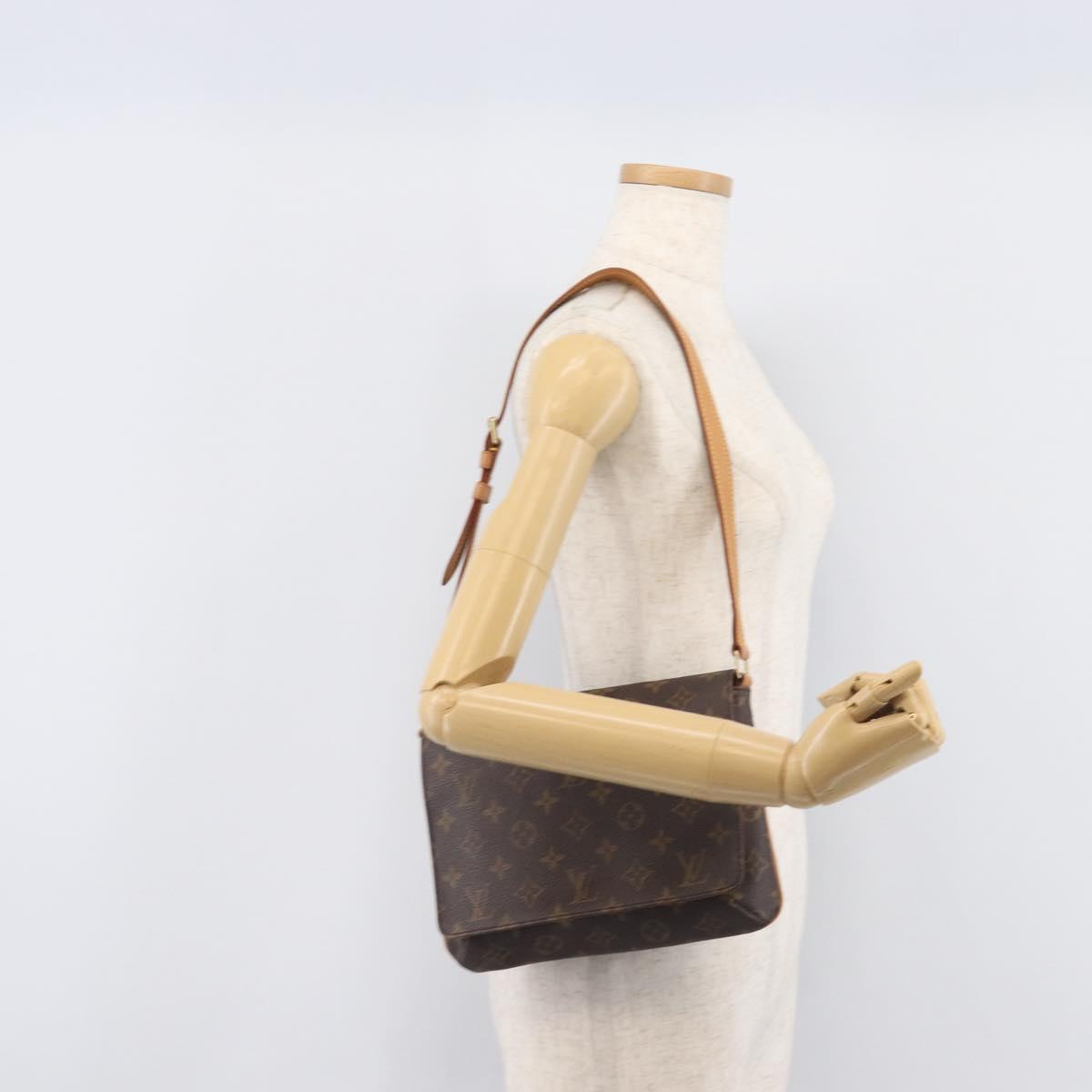 LOUIS VUITTON Monogram Musette Tango Short Strap Bag M51257 LV Auth 208765V