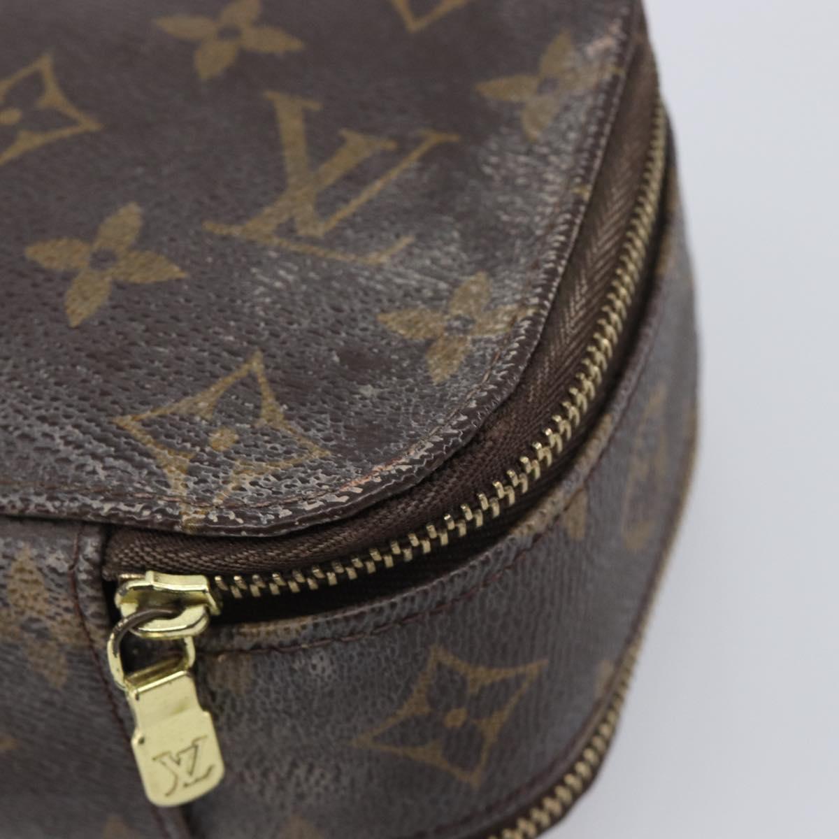 LOUIS VUITTON Monogram Trousse Brush MG Cosmetic Pouch M47505 LV Auth 208767