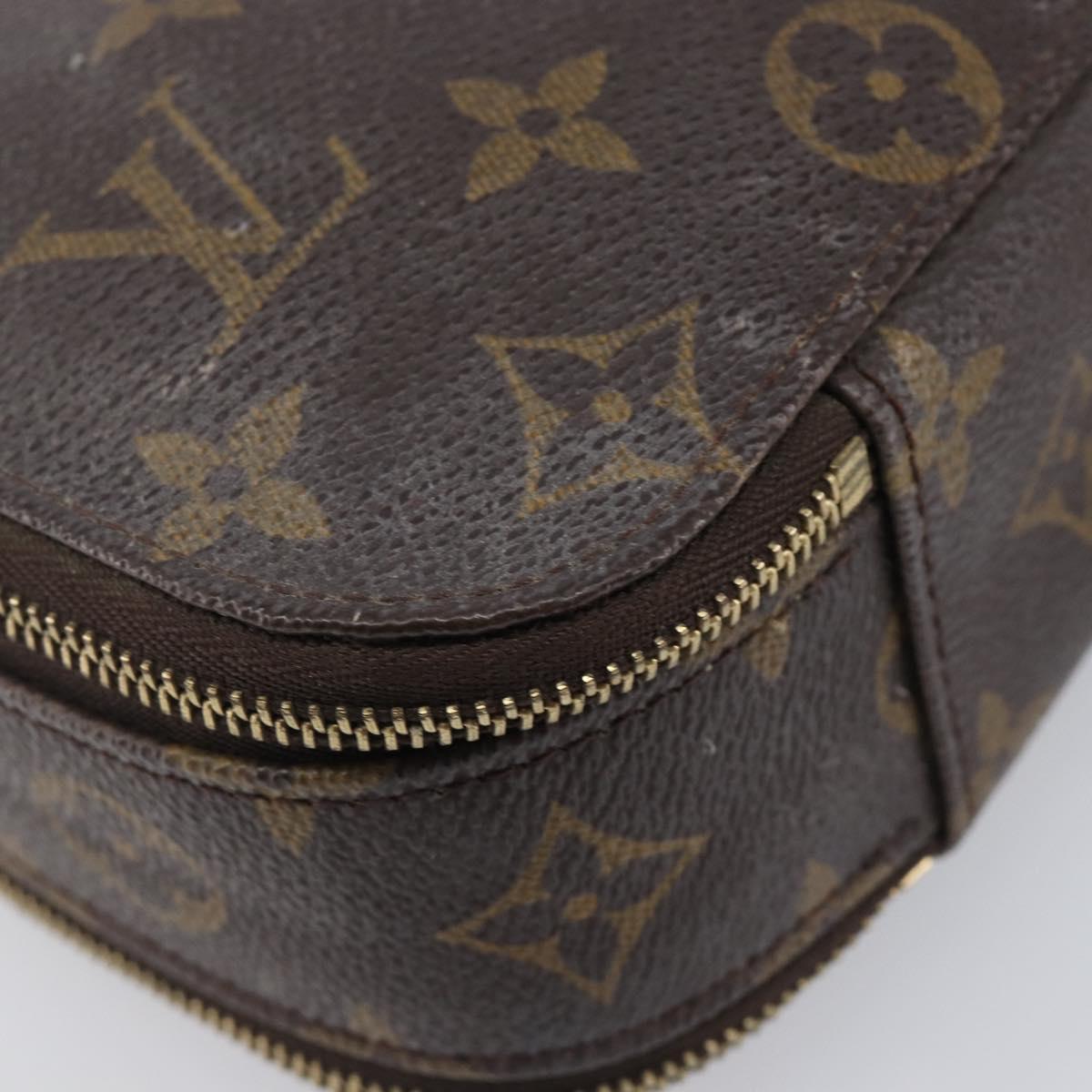 LOUIS VUITTON Monogram Trousse Brush MG Cosmetic Pouch M47505 LV Auth 208767