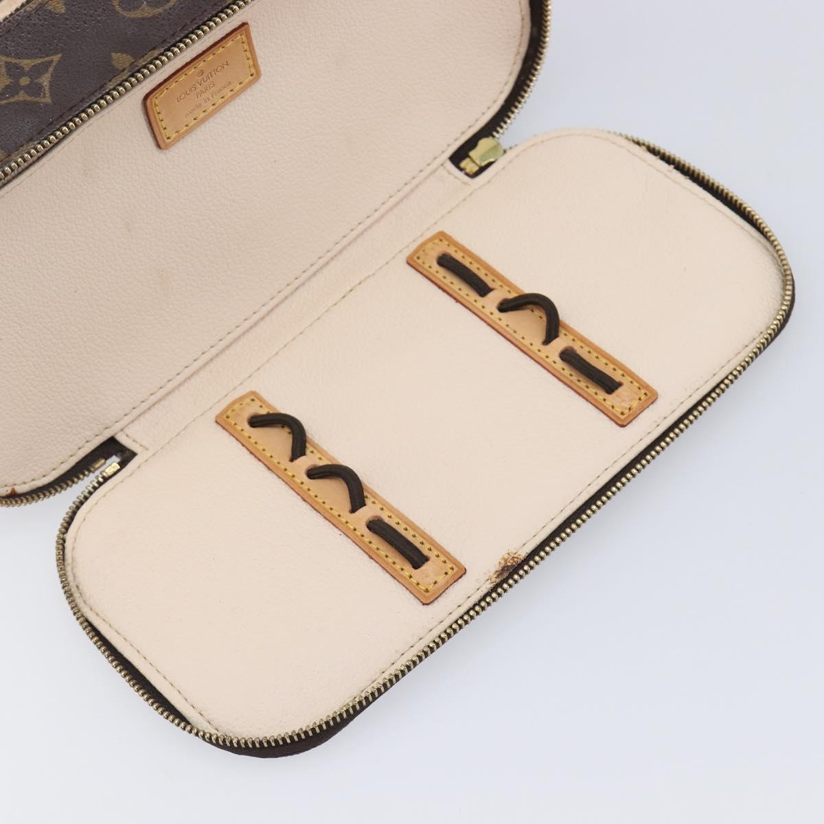 LOUIS VUITTON Monogram Trousse Brush MG Cosmetic Pouch M47505 LV Auth 208767