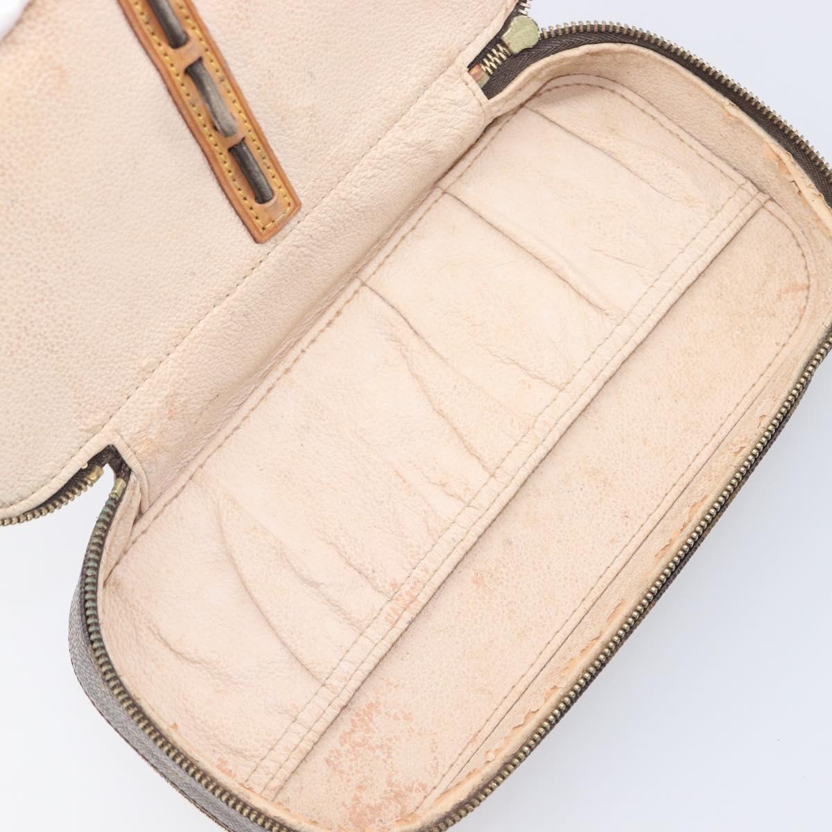 LOUIS VUITTON Monogram Trousse Brush MG Cosmetic Pouch M47505 LV Auth 208767