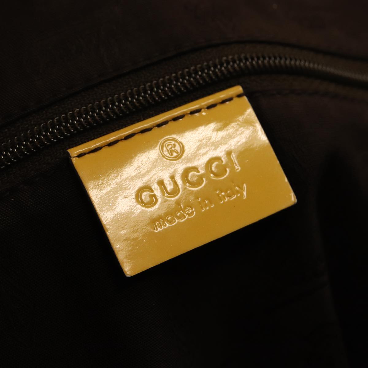 GUCCI GG Canvas Web Sherry Line Tote Bag Beige Gold 211971 Auth 208769V