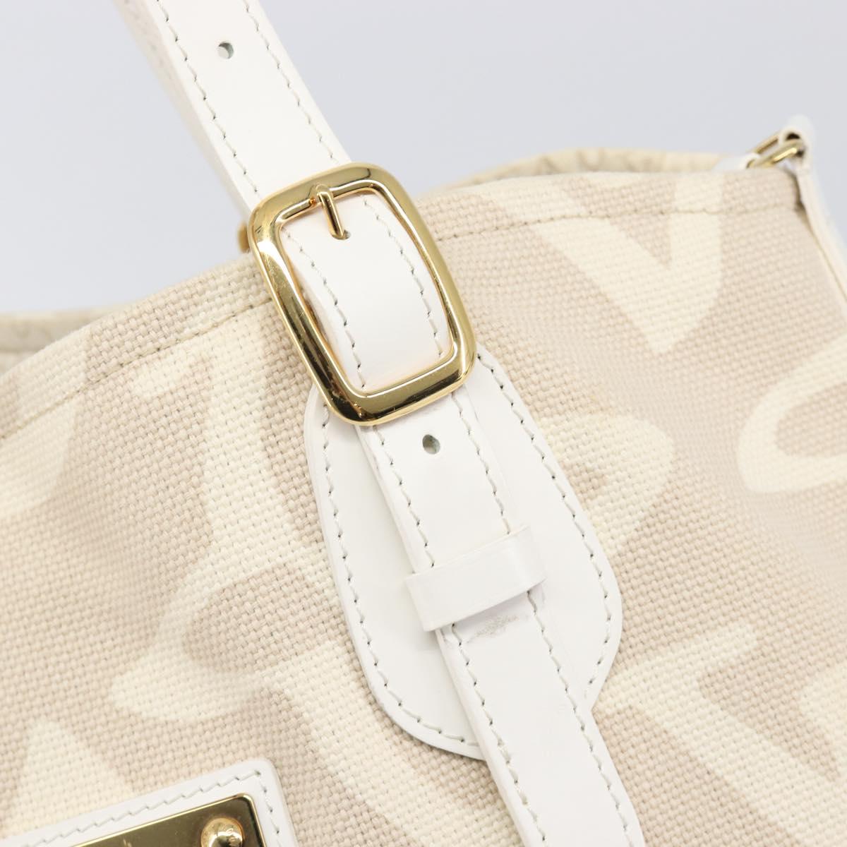 LOUIS VUITTON Cruise Line Taicienne PM Tote Bag Canvas Sabre M95674 Auth 208784V