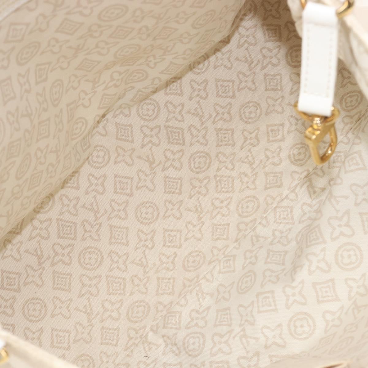 LOUIS VUITTON Cruise Line Taicienne PM Tote Bag Canvas Sabre M95674 Auth 208784V