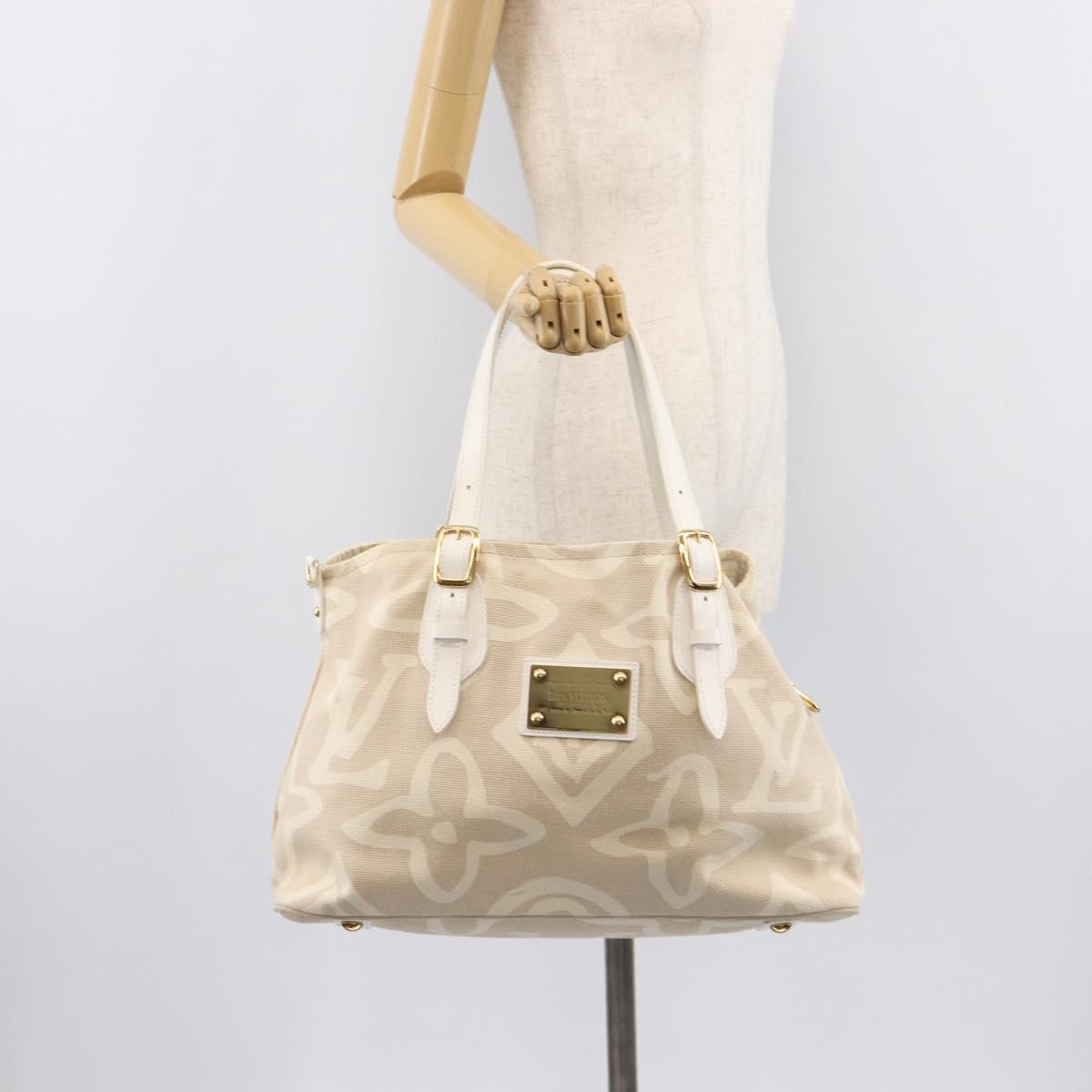 LOUIS VUITTON Cruise Line Taicienne PM Tote Bag Canvas Sabre M95674 Auth 208784V