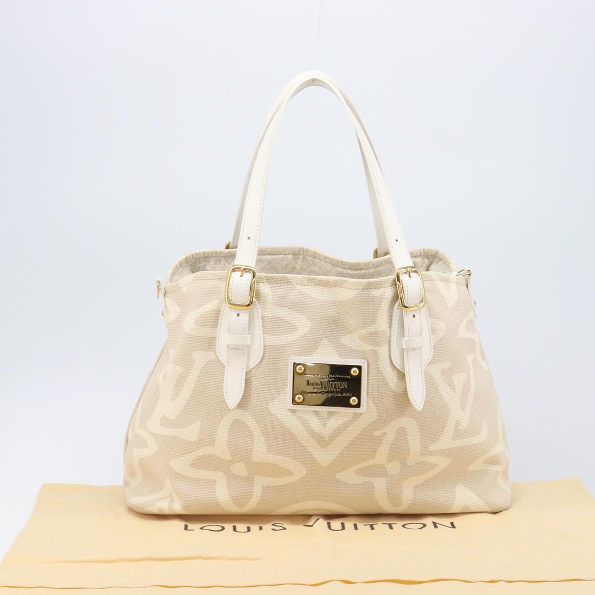 LOUIS VUITTON Cruise Line Taicienne PM Tote Bag Canvas Sabre M95674 Auth 208784V