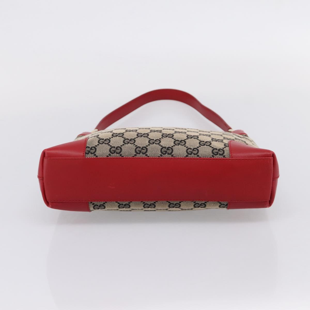 GUCCI GG Canvas Shoulder Bag Beige Gold 001 4231 Auth 208787A