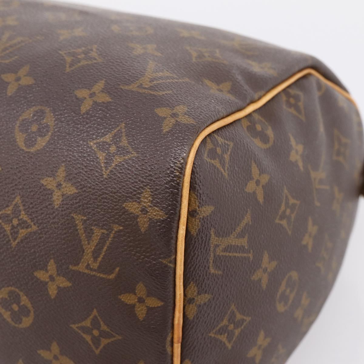 LOUIS VUITTON Monogram Speedy 30 Hand Bag M41526 LV Auth 208803V
