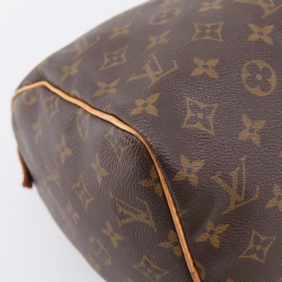 LOUIS VUITTON Monogram Speedy 30 Hand Bag M41526 LV Auth 208803V
