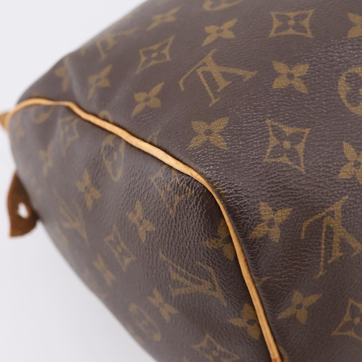 LOUIS VUITTON Monogram Speedy 30 Hand Bag M41526 LV Auth 208803V