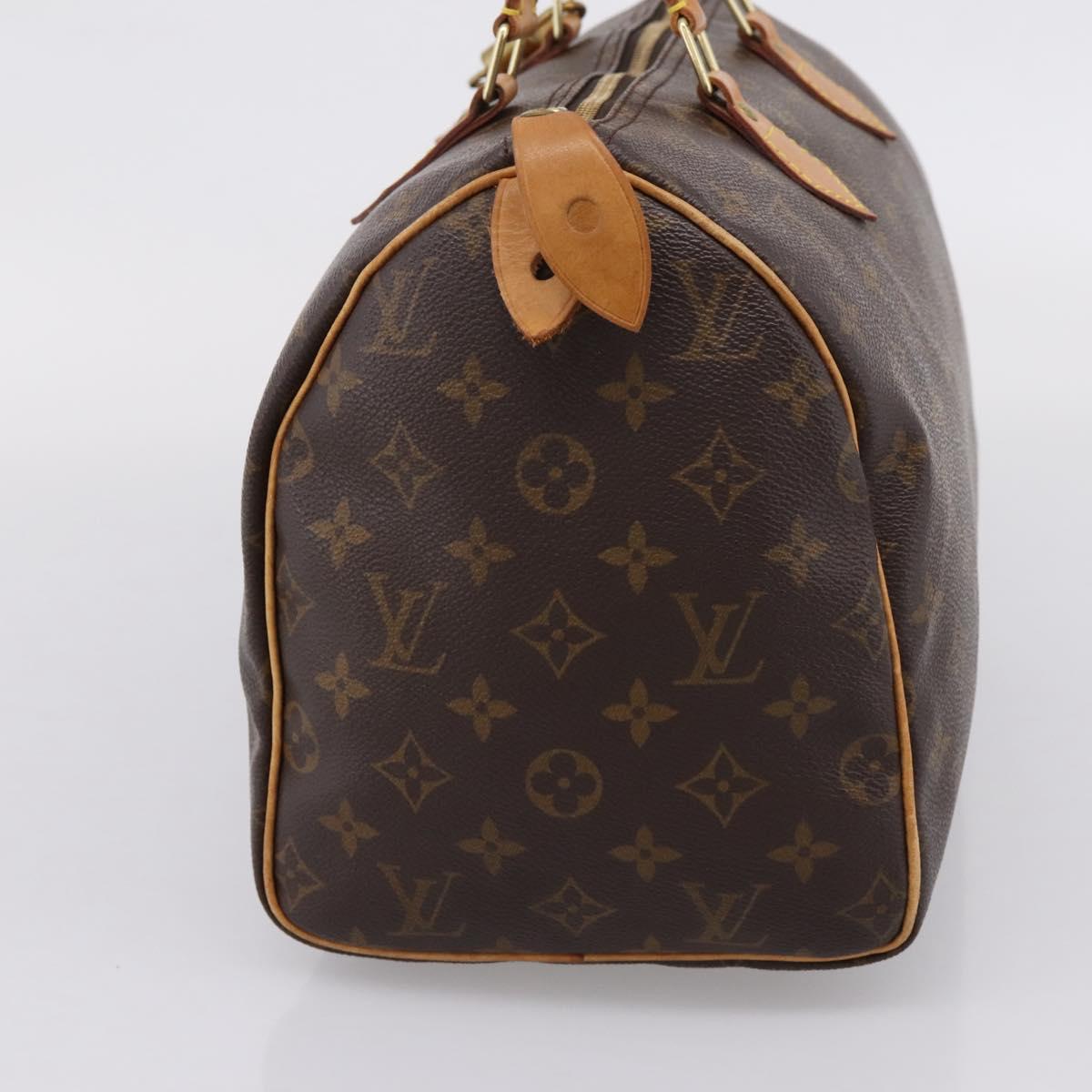 LOUIS VUITTON Monogram Speedy 30 Hand Bag M41526 LV Auth 208803V