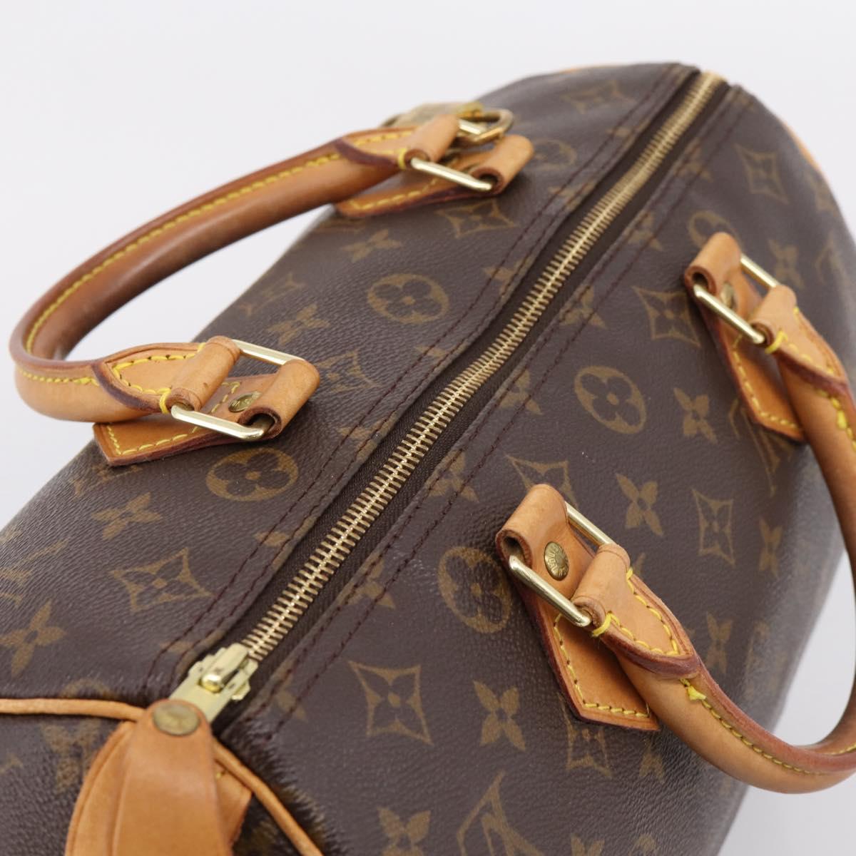 LOUIS VUITTON Monogram Speedy 30 Hand Bag M41526 LV Auth 208803V