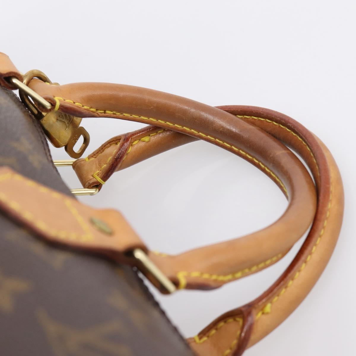LOUIS VUITTON Monogram Speedy 30 Hand Bag M41526 LV Auth 208803V
