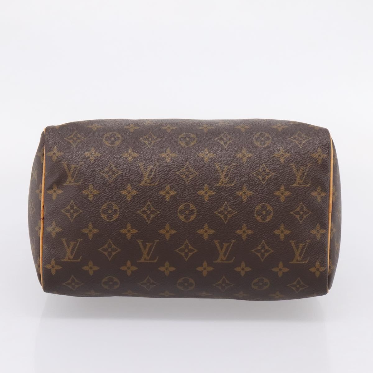LOUIS VUITTON Monogram Speedy 30 Hand Bag M41526 LV Auth 208803V