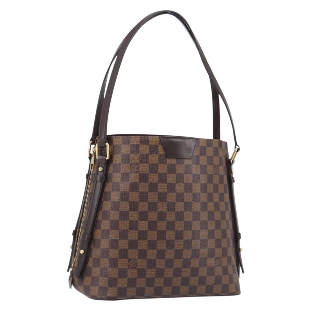 LOUIS VUITTON Damier Ebene Hippo Rivington Shoulder Bag N41108 LV Auth 208804SAM