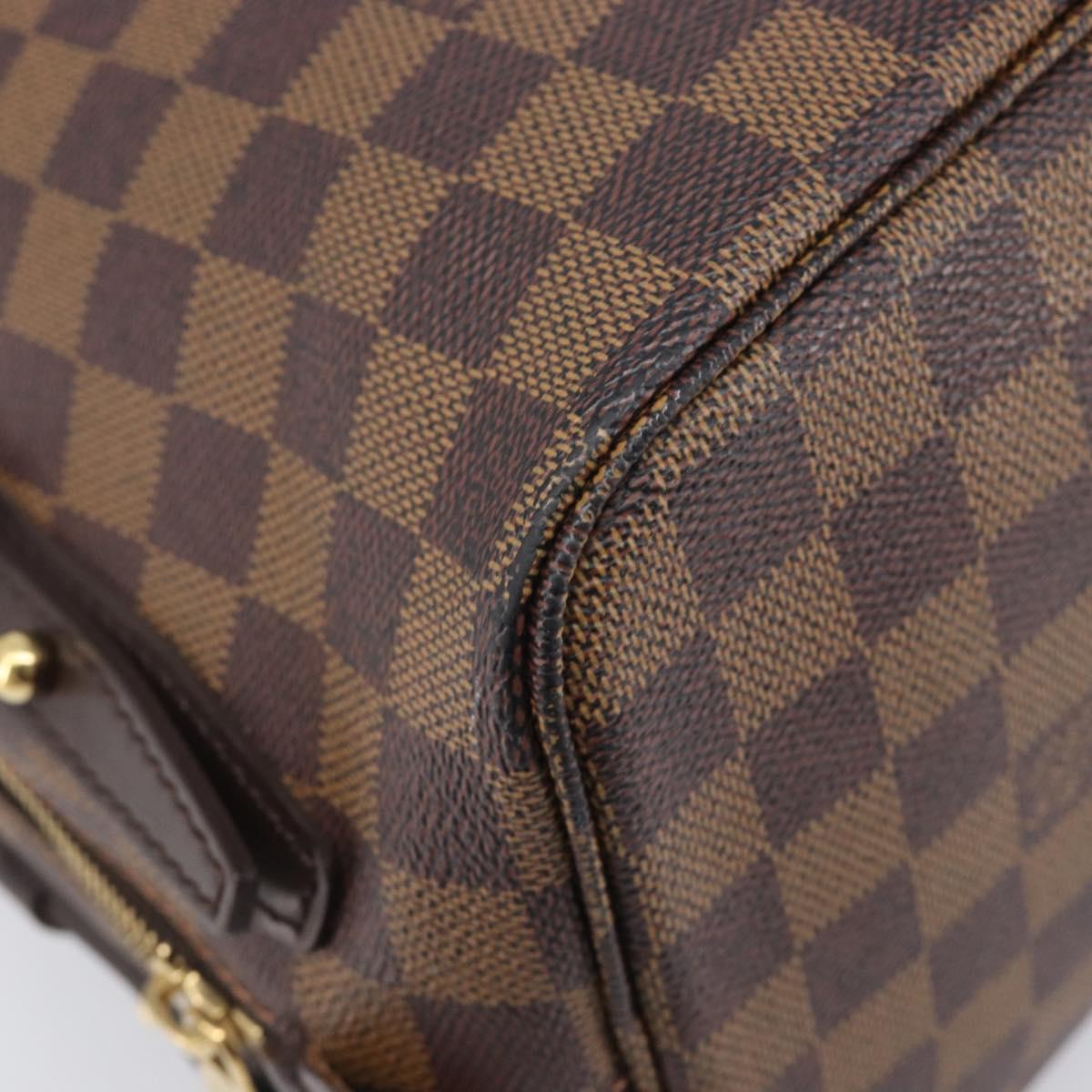 LOUIS VUITTON Damier Ebene Hippo Rivington Shoulder Bag N41108 LV Auth 208804SAM