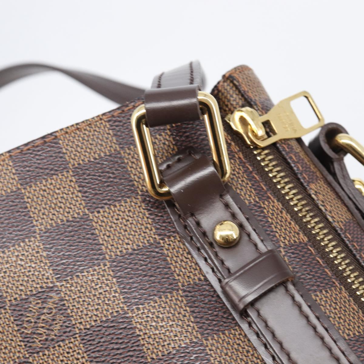 LOUIS VUITTON Damier Ebene Hippo Rivington Shoulder Bag N41108 LV Auth 208804SAM