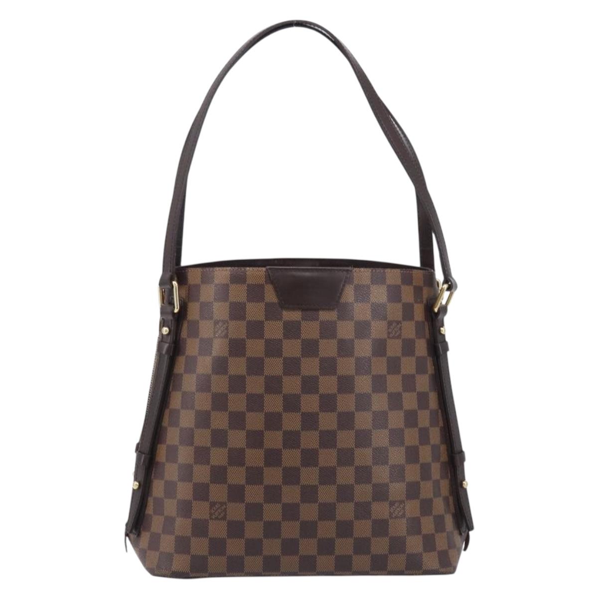 LOUIS VUITTON Damier Ebene Hippo Rivington Shoulder Bag N41108 LV Auth 208804SAM
