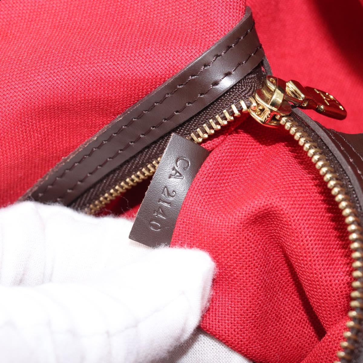 LOUIS VUITTON Damier Ebene Hippo Rivington Shoulder Bag N41108 LV Auth 208804SAM