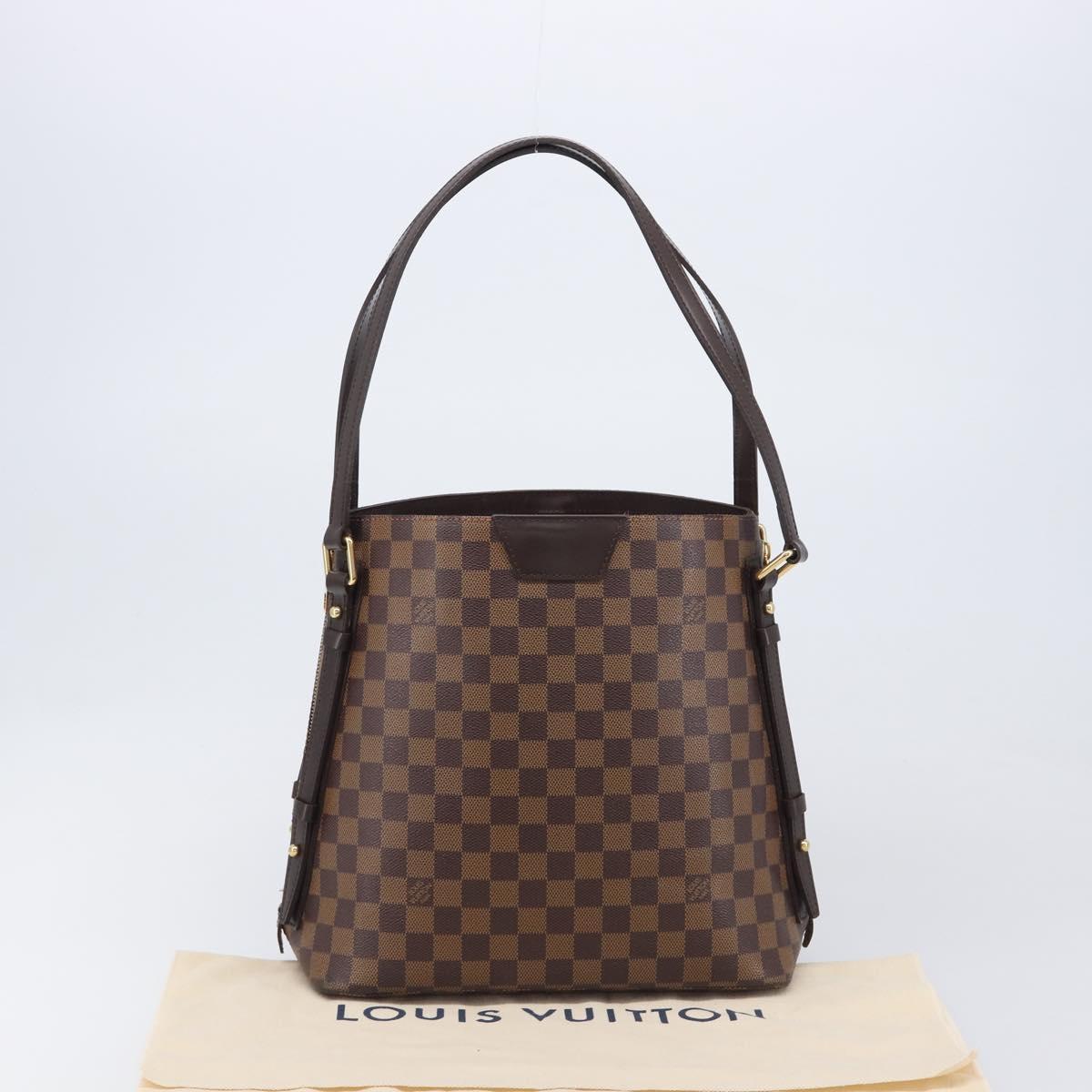 LOUIS VUITTON Damier Ebene Hippo Rivington Shoulder Bag N41108 LV Auth 208804SAM