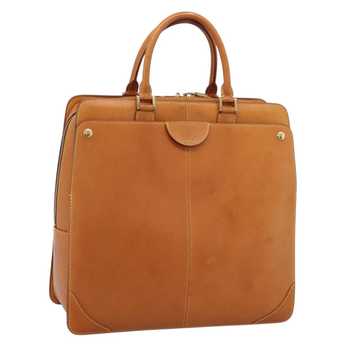 LOUIS VUITTON Nomad Negeb PM Hand Bag Beige M80317 LV Auth 208823