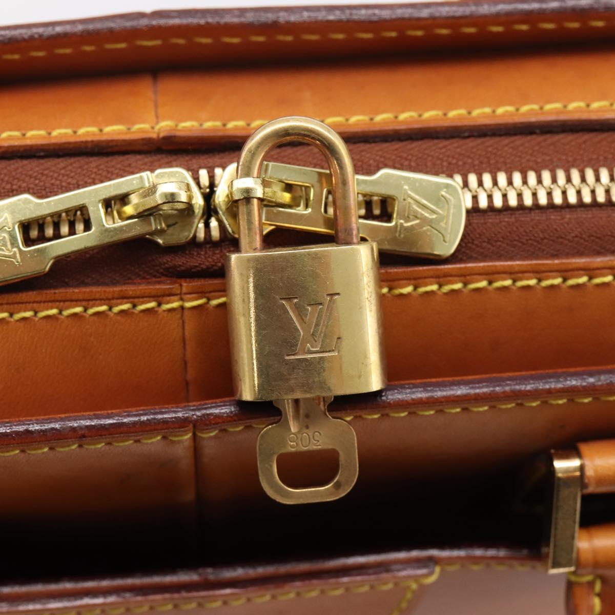 LOUIS VUITTON Nomad Negeb PM Hand Bag Beige M80317 LV Auth 208823
