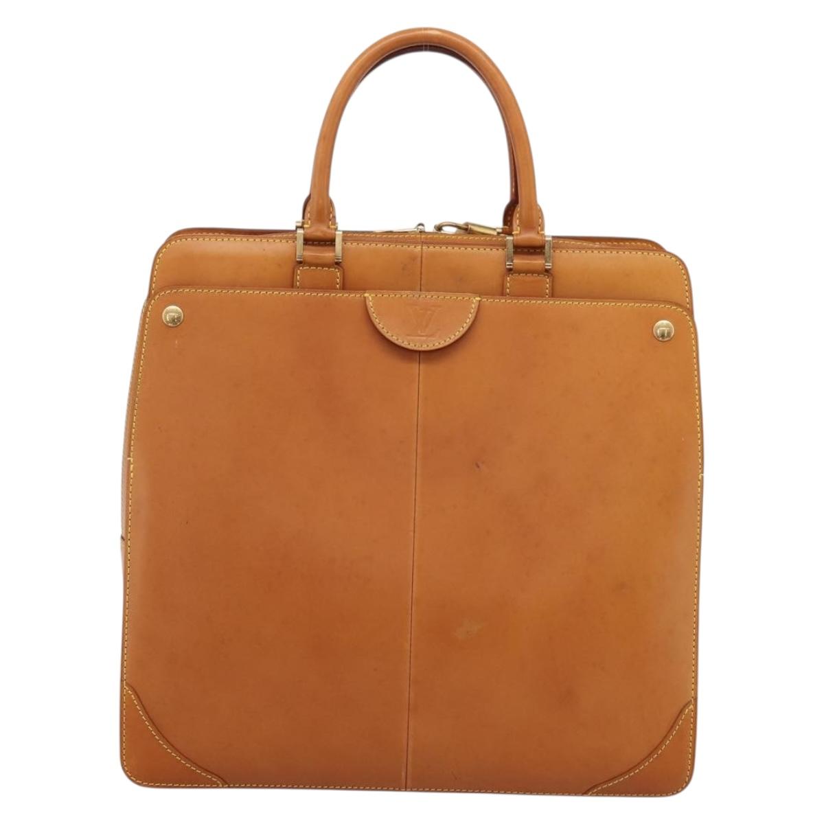 LOUIS VUITTON Nomad Negeb PM Hand Bag Beige M80317 LV Auth 208823