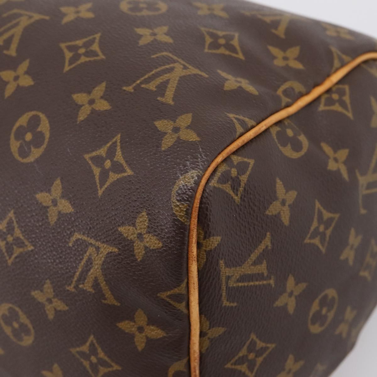 LOUIS VUITTON Monogram Speedy 30 Hand Bag M41526 LV Auth 208824V