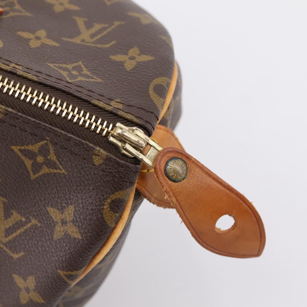 LOUIS VUITTON Monogram Speedy 30 Hand Bag M41526 LV Auth 208824V