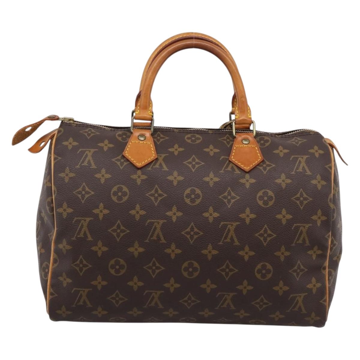 LOUIS VUITTON Monogram Speedy 30 Hand Bag M41526 LV Auth 208824V