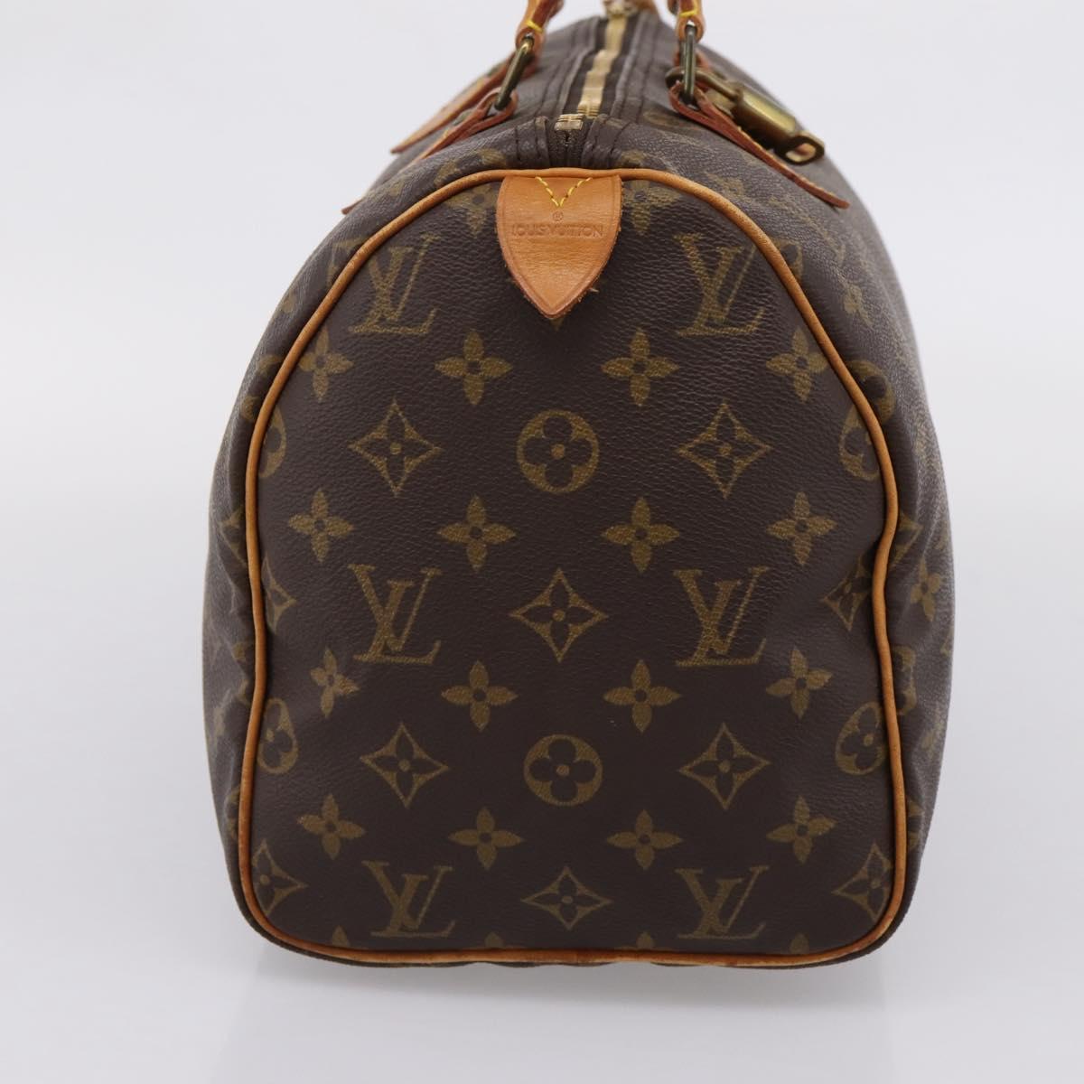LOUIS VUITTON Monogram Speedy 30 Hand Bag M41526 LV Auth 208824V