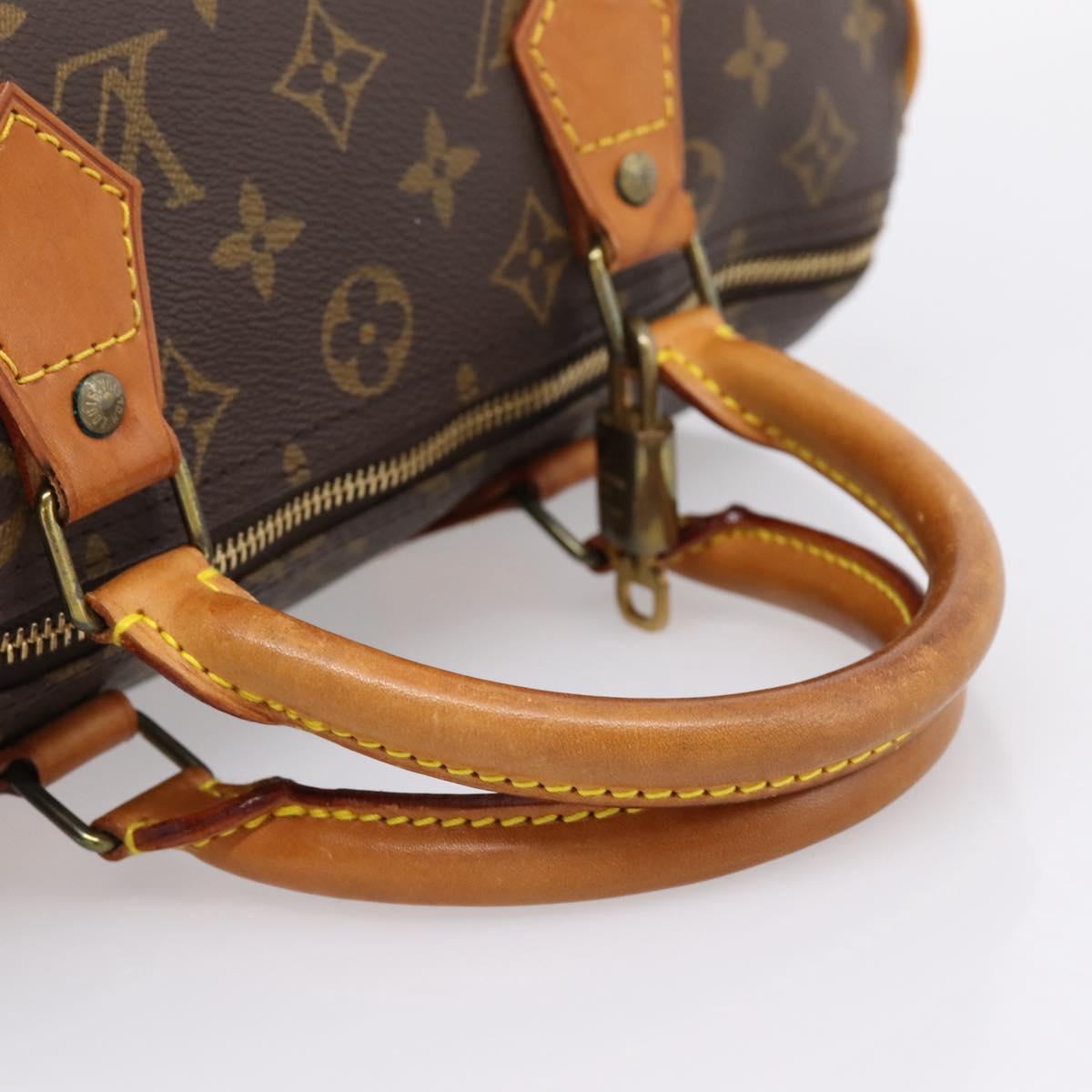 LOUIS VUITTON Monogram Speedy 30 Hand Bag M41526 LV Auth 208824V