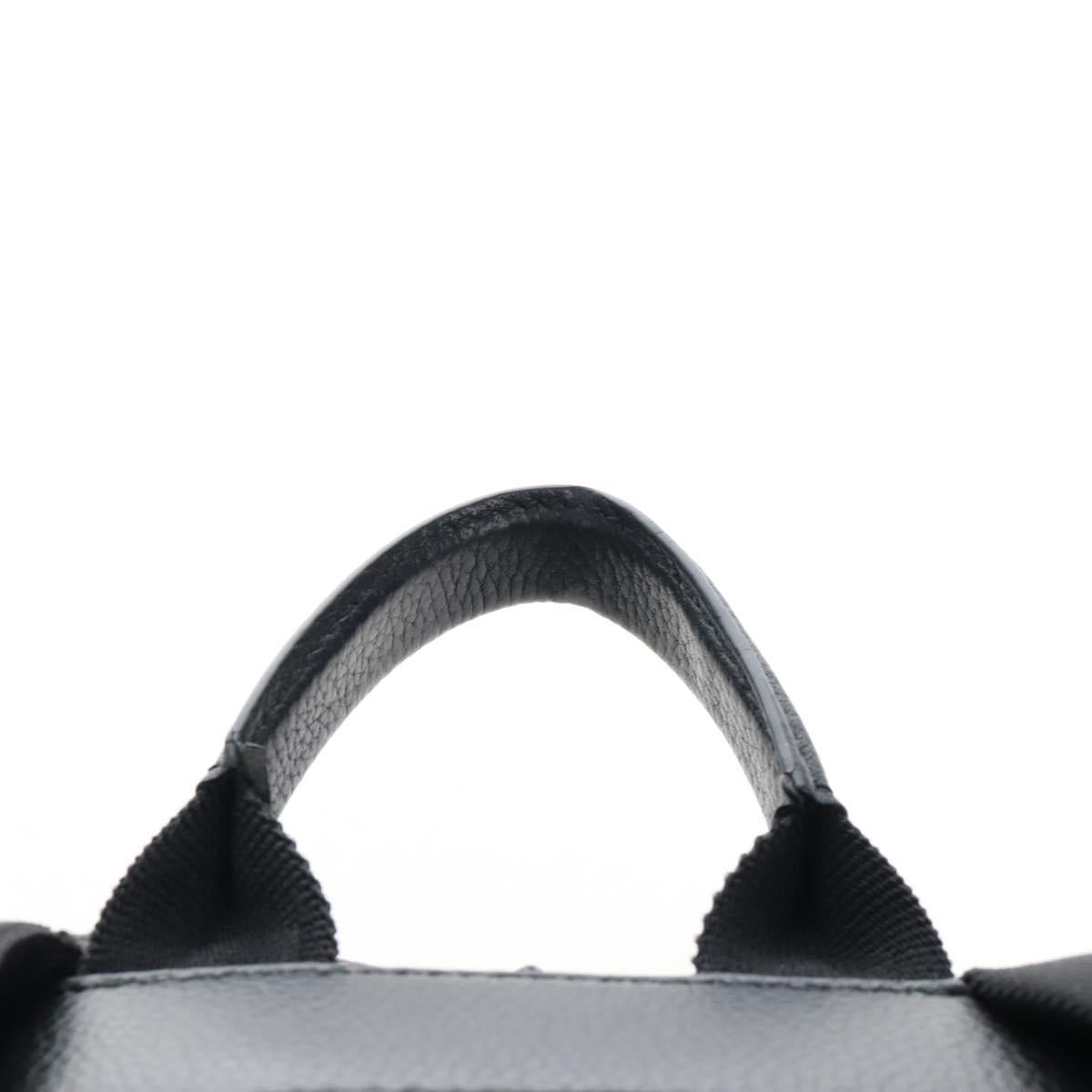 Christian Dior Trotter Motion Oblique Backpack Nylon Black Silver Auth 208828V