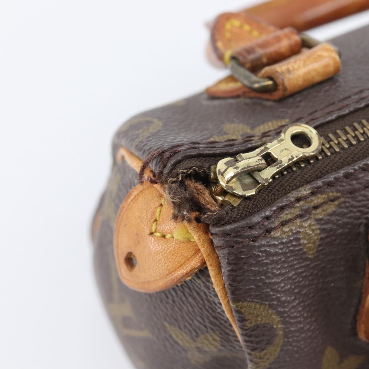 LOUIS VUITTON Monogram Mini Speedy Hand Bag M41534 LV Auth 208840