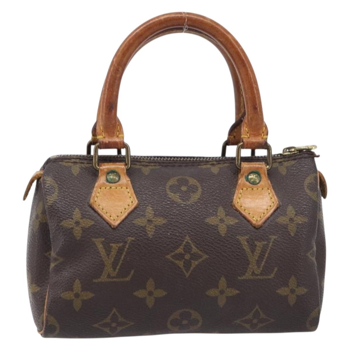 LOUIS VUITTON Monogram Mini Speedy Hand Bag M41534 LV Auth 208840