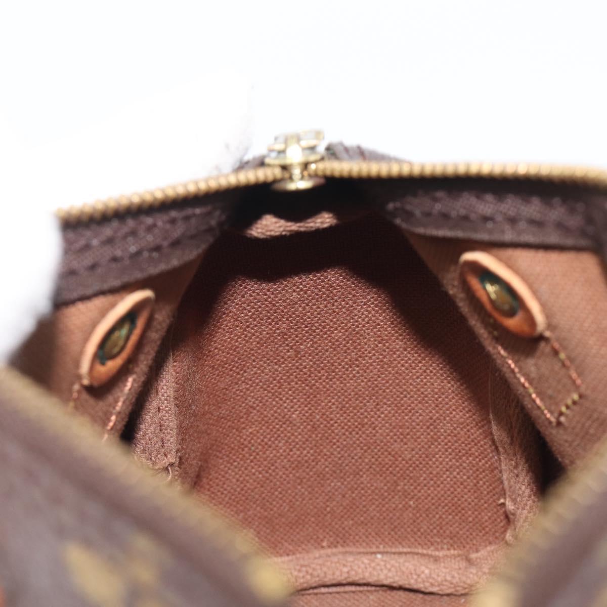 LOUIS VUITTON Monogram Mini Speedy Hand Bag M41534 LV Auth 208840