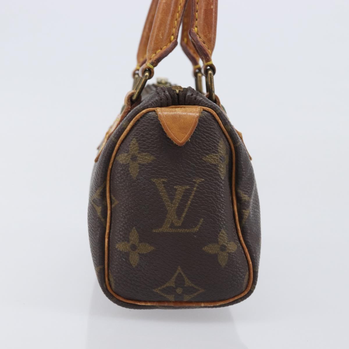 LOUIS VUITTON Monogram Mini Speedy Hand Bag M41534 LV Auth 208840