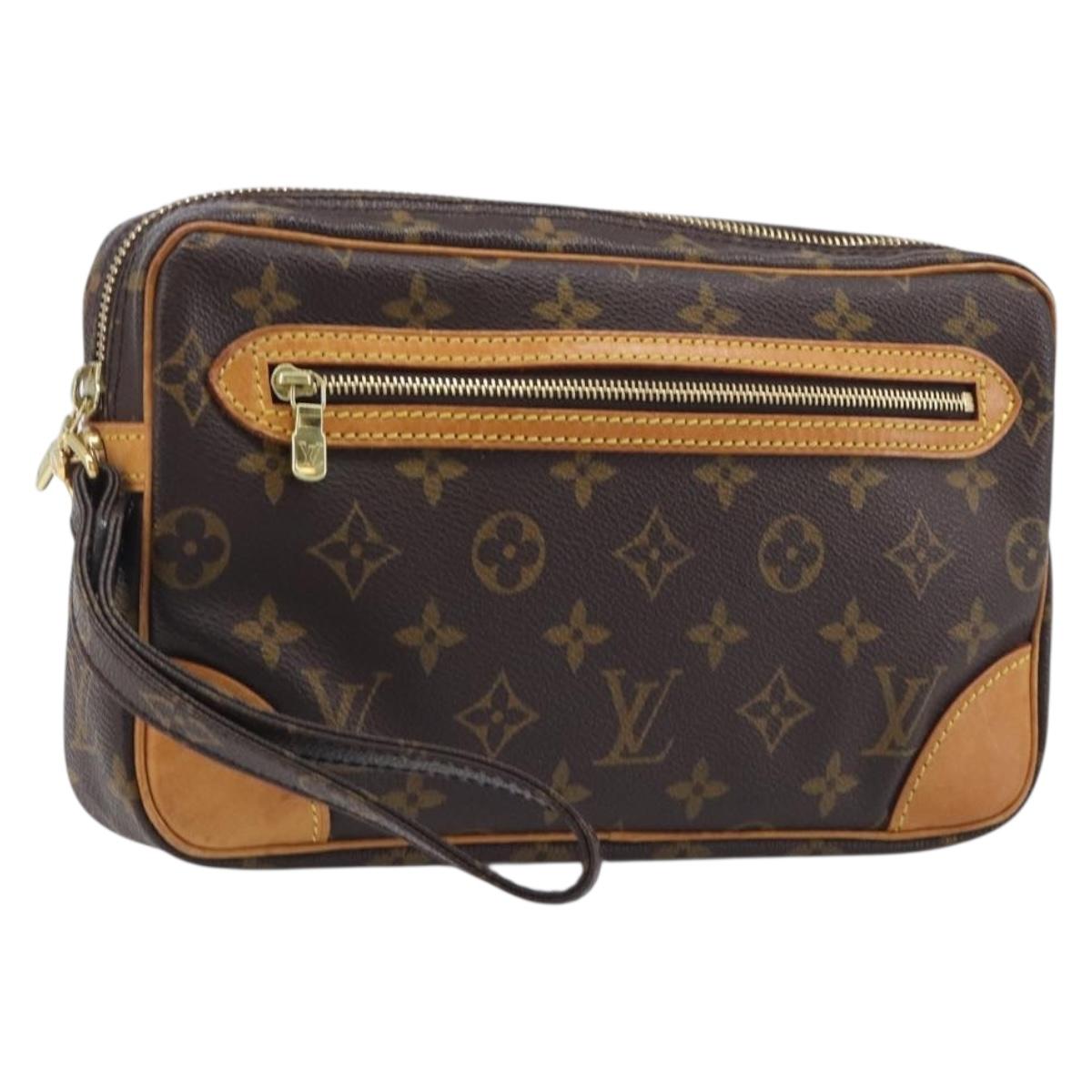LOUIS VUITTON Monogram Marly Dragonne GM Clutch Bag M51825 LV Auth 208842V