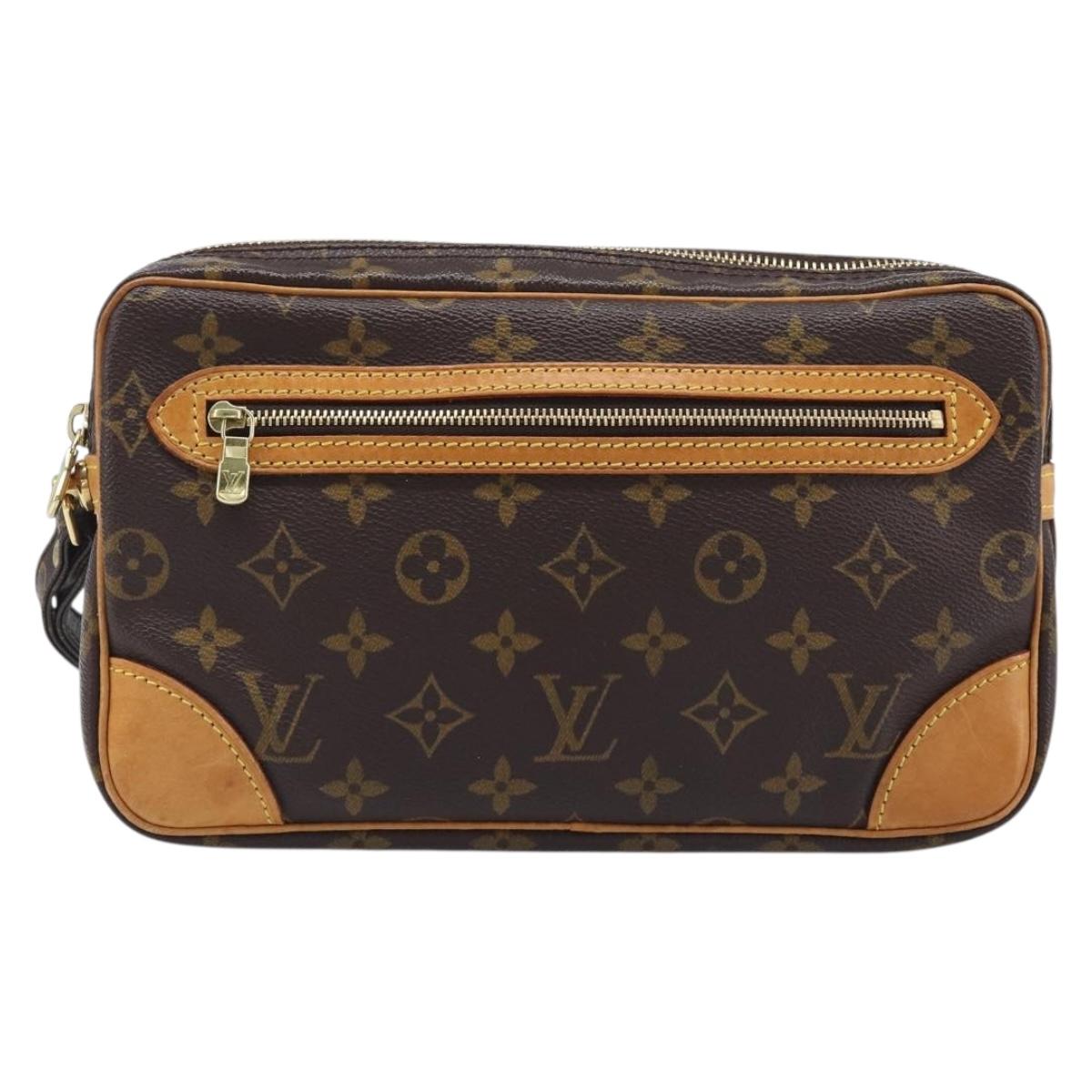 LOUIS VUITTON Monogram Marly Dragonne GM Clutch Bag M51825 LV Auth 208842V