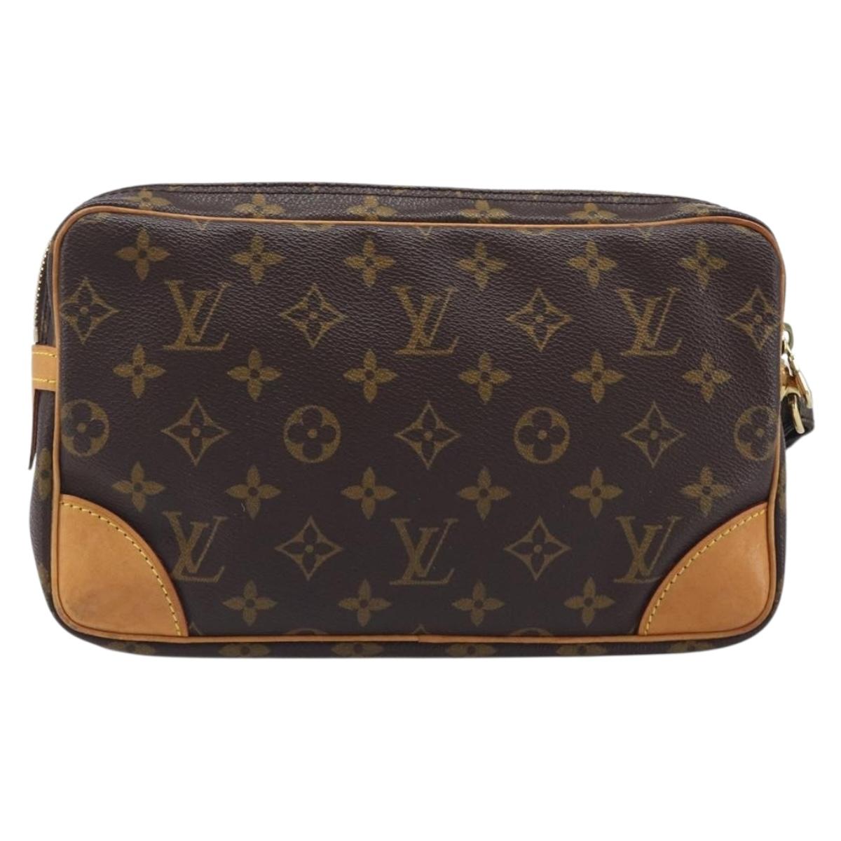 LOUIS VUITTON Monogram Marly Dragonne GM Clutch Bag M51825 LV Auth 208842V