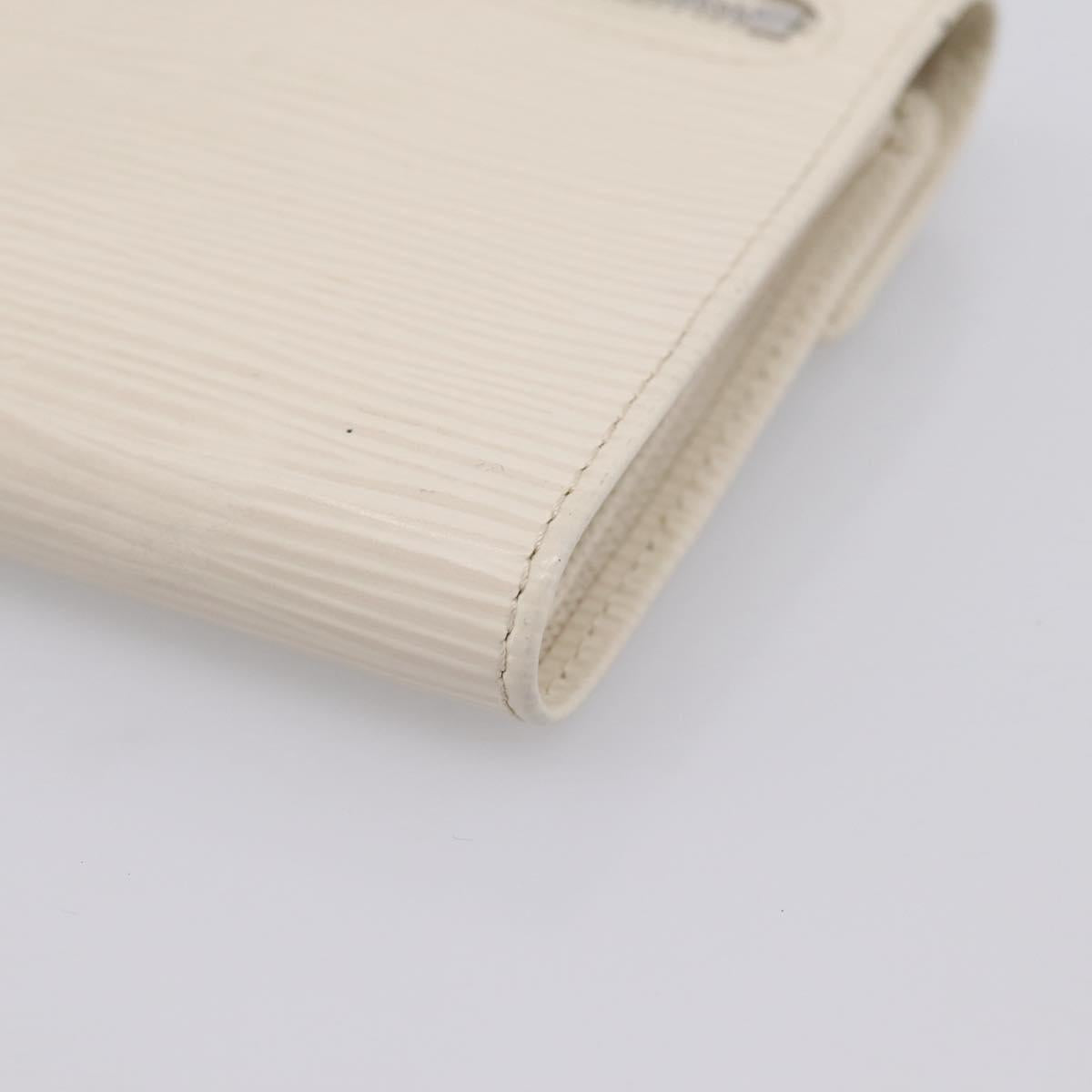 LOUIS VUITTON Epi Portefeuille Koala Wallet White M5801J LV Auth 208845V
