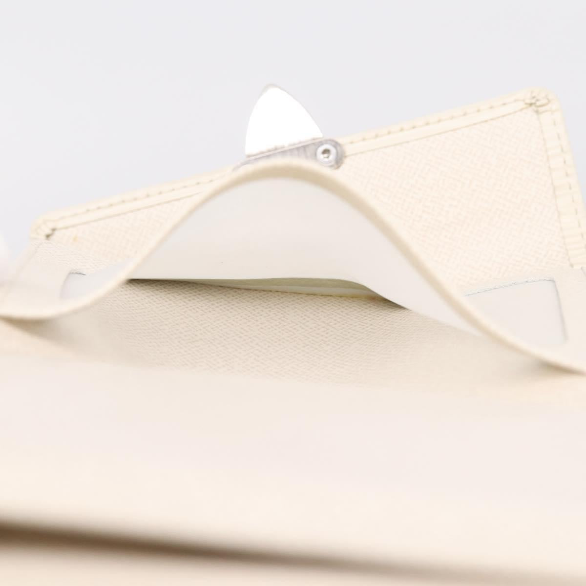 LOUIS VUITTON Epi Portefeuille Koala Wallet White M5801J LV Auth 208845V
